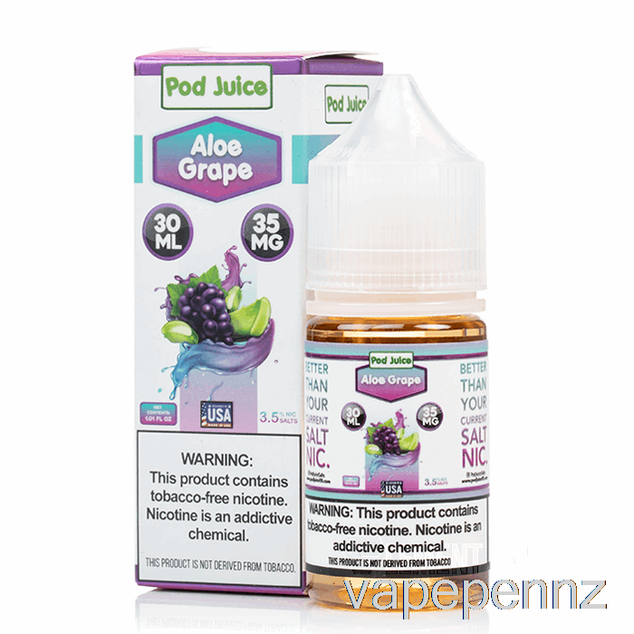 Aloe Grape - Pod Juice - 30mL 10mg VAPE NZ